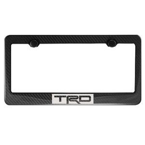 TRD Carbon Fiber Front License Plate Frame